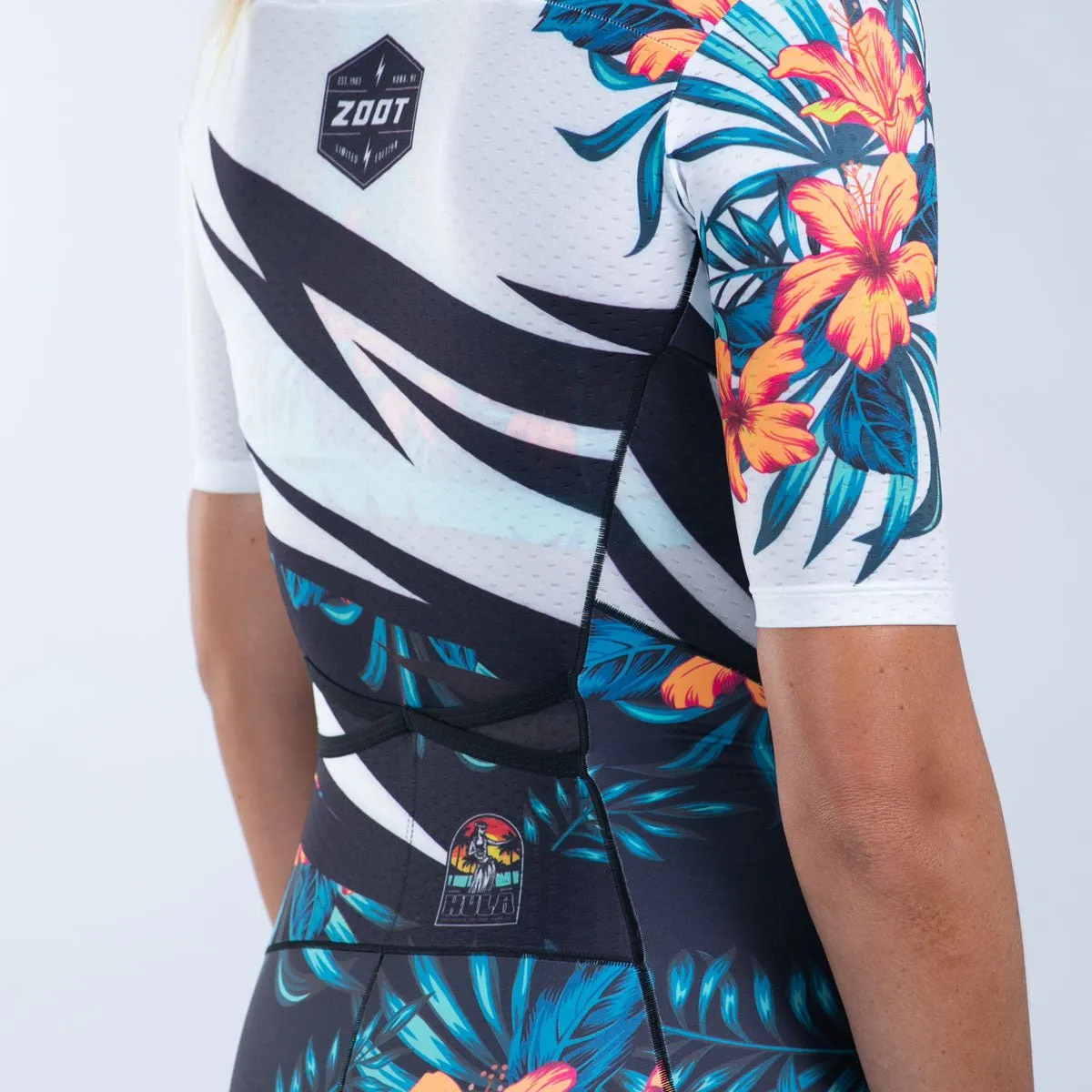 Womens LTD Triathlon Aero Full Zip Racesuit - Hula