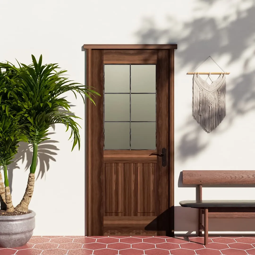 Zola Half Glass French Door For Exterior Entry