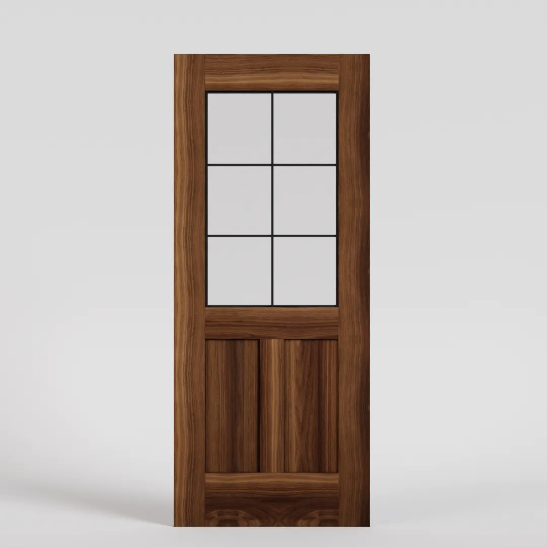 Zola Half Glass French Door For Exterior Entry
